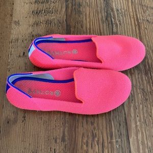 KIDS Rothy’s flamingo loafers